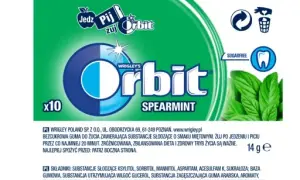 Ile kcal ma guma orbit? Dokładne wartości kaloryczne dla różnych smaków
