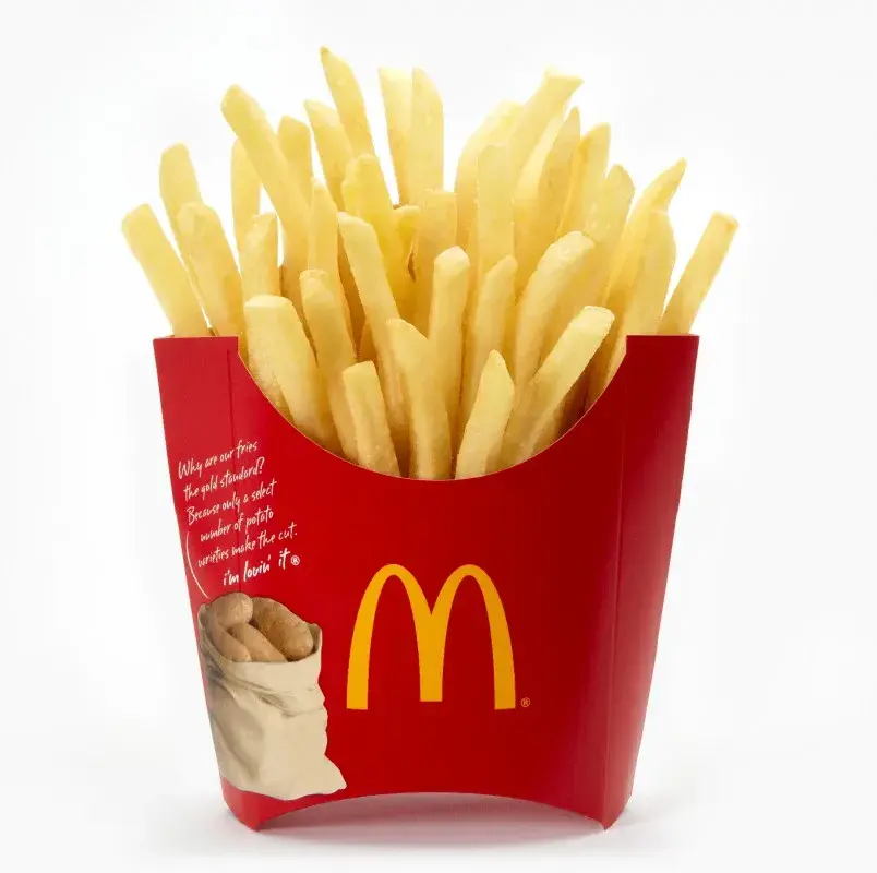 Ile kcal mają frytki z McDonald's? Kaloryczność wszystkich porcji